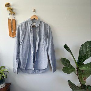 Grey/Blue Button Down Shirt